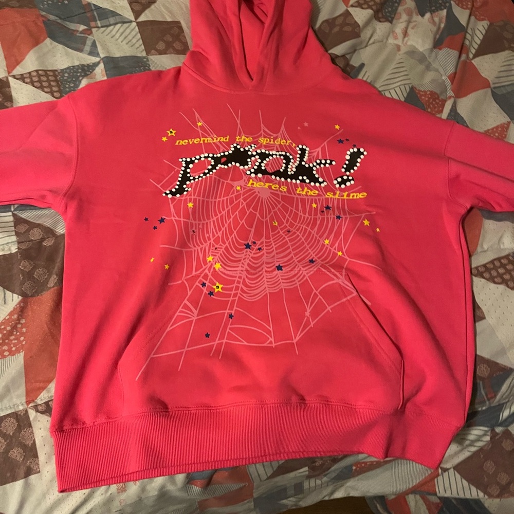 Pink Graphic Hoodie